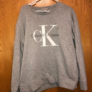 Calvin Klein Gray Crewneck